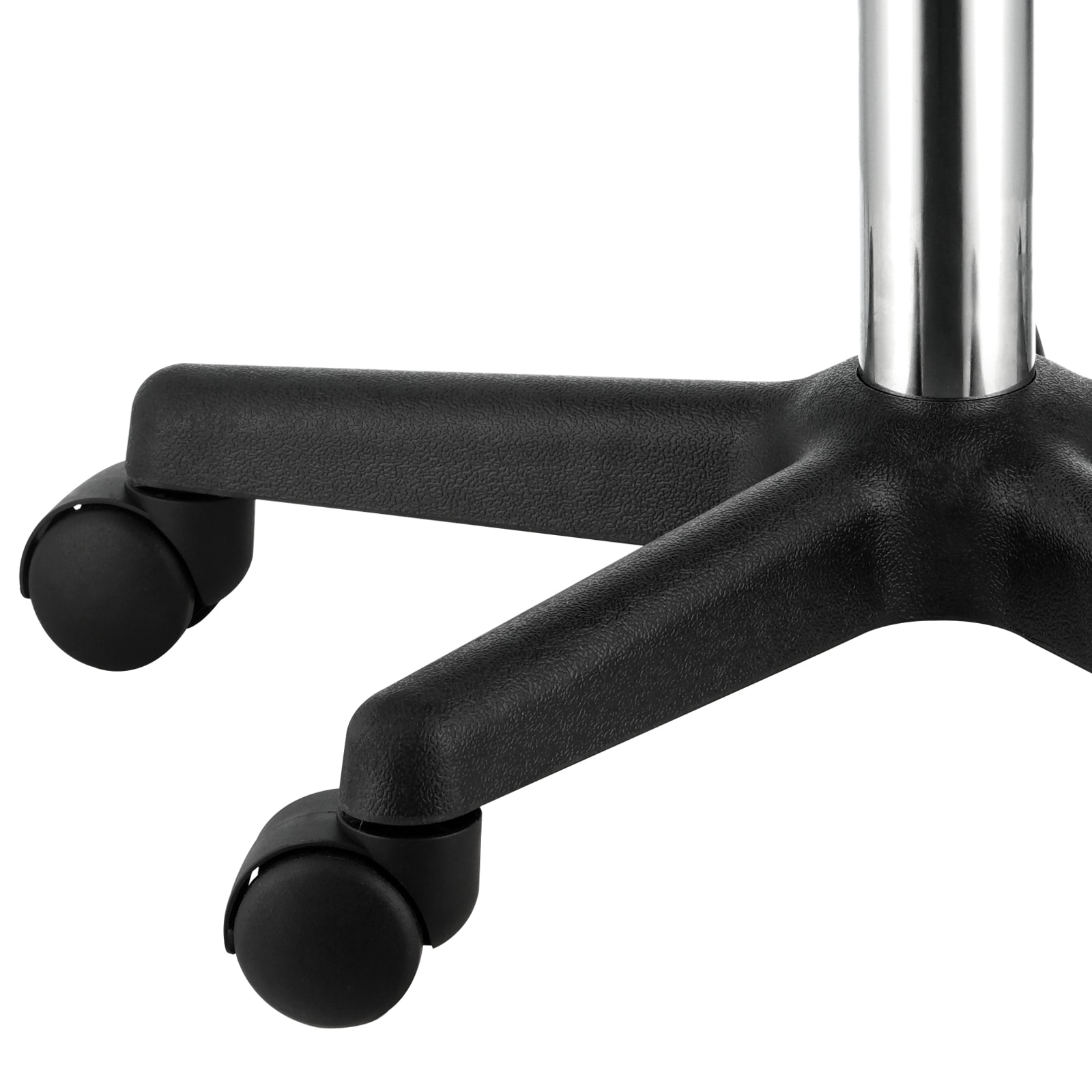 Rolling Stool With Wheels And Adjustable Height For Office And Salon_voghion.com